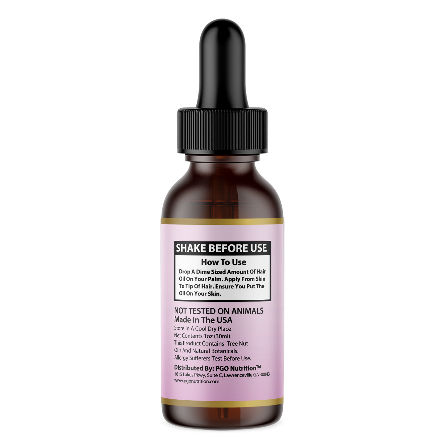 PGO Nutrition™ MY Hair Oil (Eucalyptus Mint)