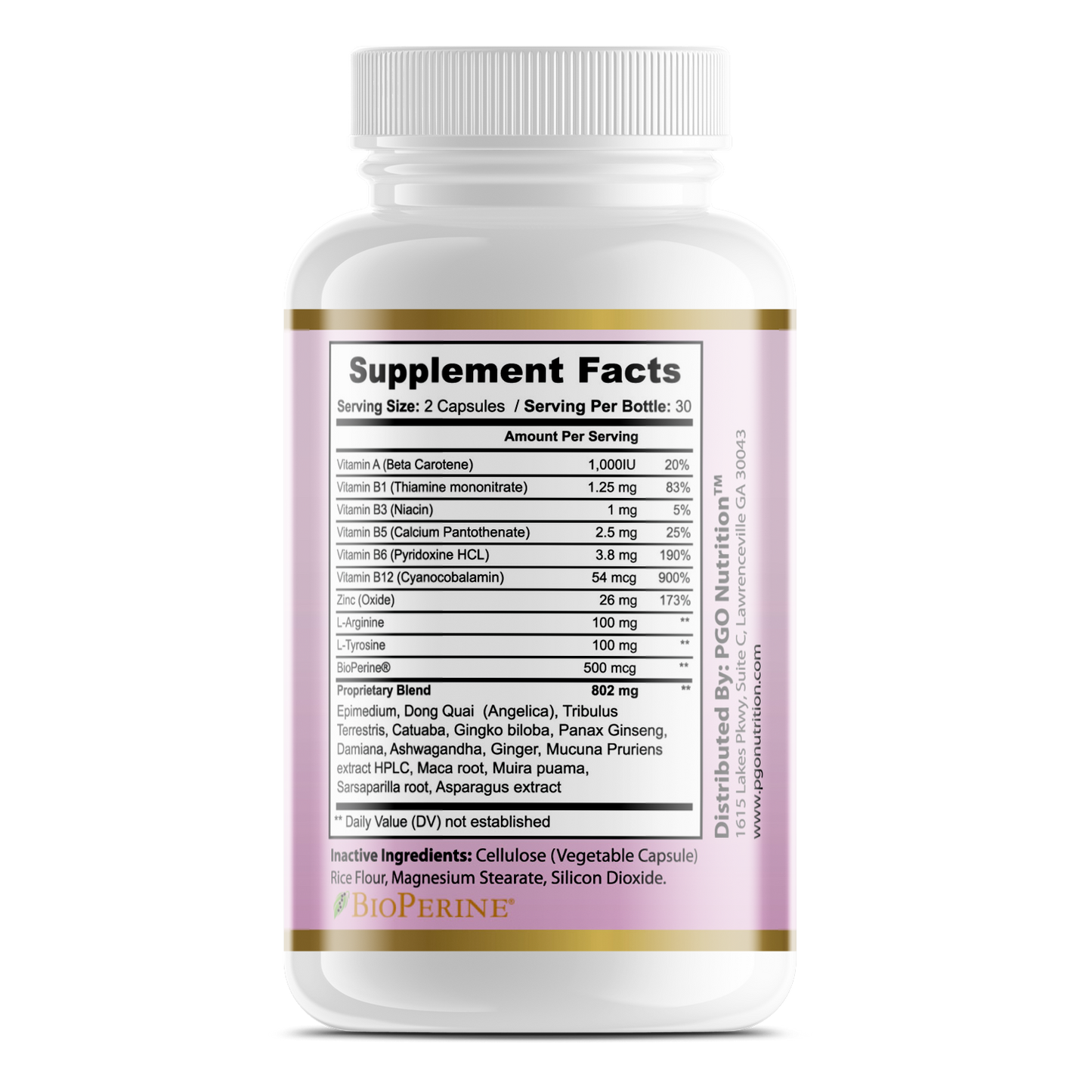 PGO Nutrition™ Special Female Enhancement